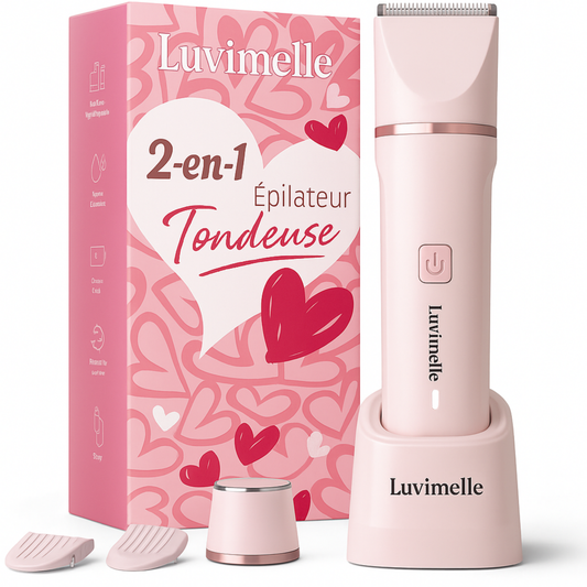 Luvimelle™ Épilateur & Tondeuse 2-en-1